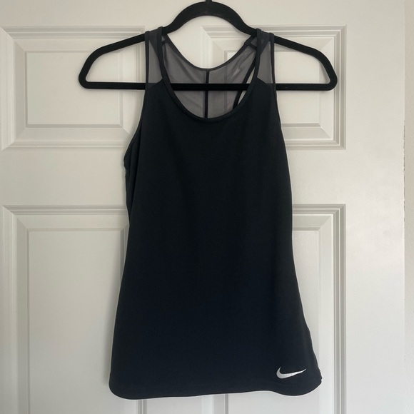 Nike | Tops | Nike Ribbed Tank With Mesh Back | Poshmark